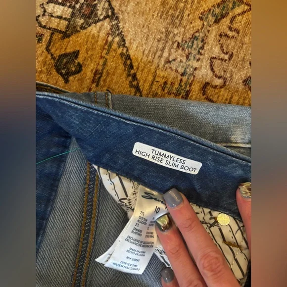 Sevens tummyless highrise slim boot cut jeans - Picture 8 of 11